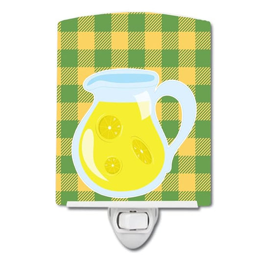 Caroline's Treasures BB8631CNL Backyard BBQ Lemonade #2 Ceramic Night Light Compact, UL-Certified, Ideal for Bedroom, Bathroom, Nursery, Hallway, Kitchen, 6x4x3, Multicolor