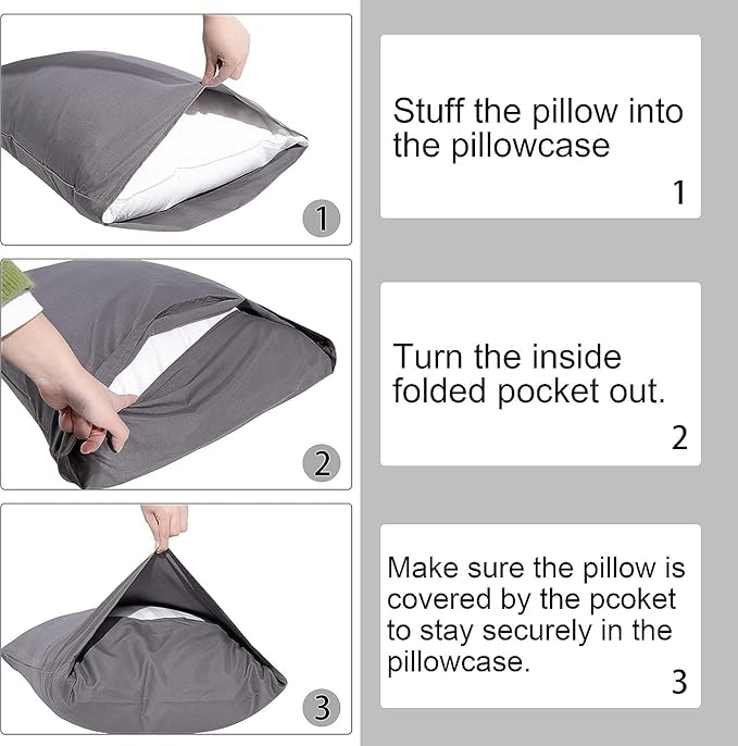 Toddler Pillowcase Set of 2 PC 600 TC 100% Egyptian Cotton Toodler 12x16 Inch Small Baby Travel Pillow Case Envelope Closer Decorative Soft Cozy Travel Kids Nursery Preschool Pillow Cases, White